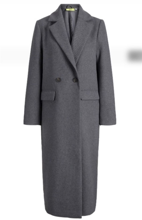 JJXX JXELISA LONG WOOL BLEND COAT GREY MELANGE